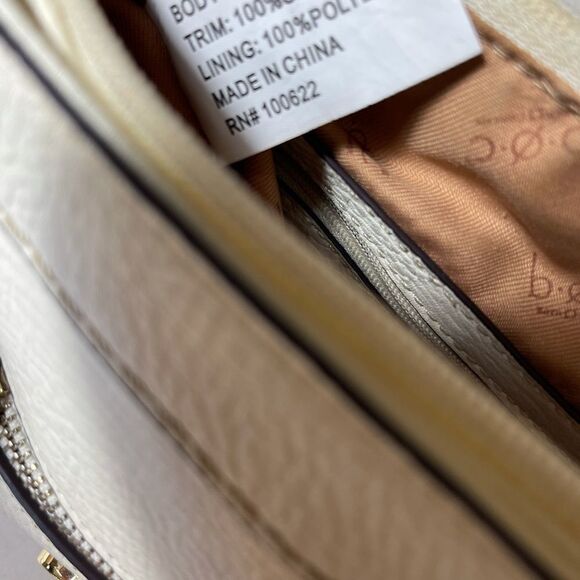 B.O.C Born Concept beige & straw weaving crossbody bag with gold tone ha… - Picture 11 of 12